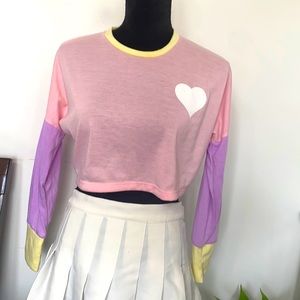 Cute pastel colors top